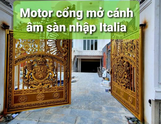 cổng âm sàn tự động