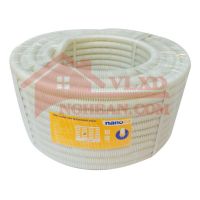 Ống Luồn Dây PVC Chống Cháy - Chống Dập Trắng Nanoco